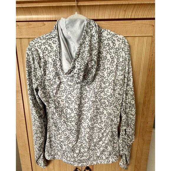 G/FORE Womens Floral Print Hooded Full Zip Golf Jacket Size Medium - Picture 4 of 5